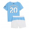 Manchester City Bernardo Silva #20 Hemmaställ Barn 2025-26 Korta ärmar (+ Korta byxor)